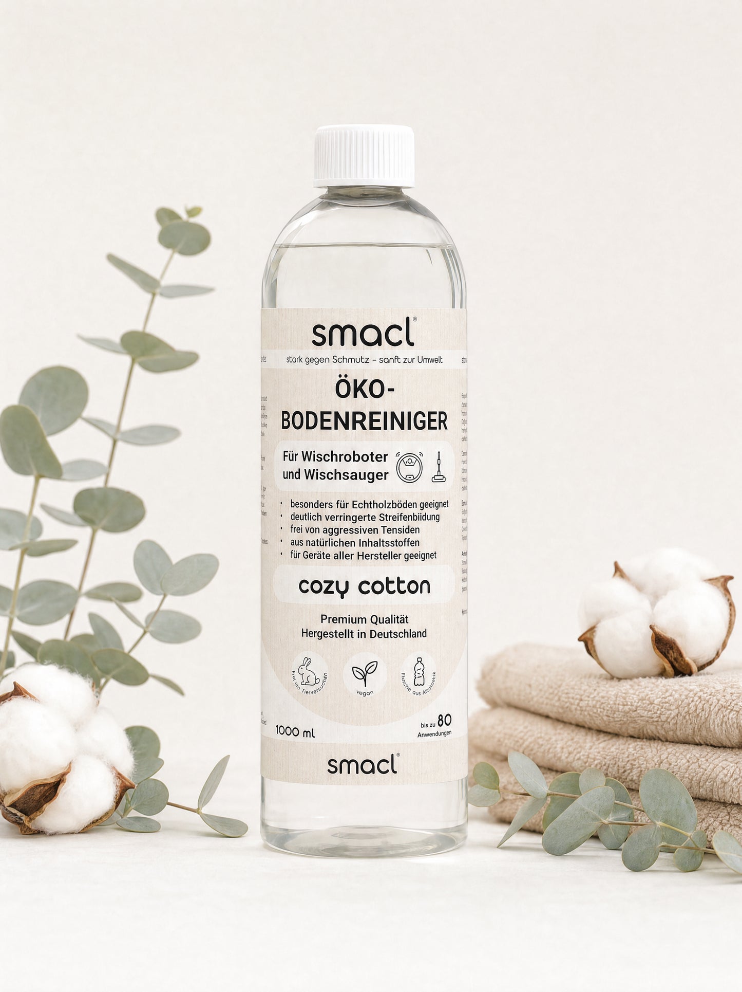 smacl Öko-Bodenreiniger Sanft & einhüllend – 1000 ml