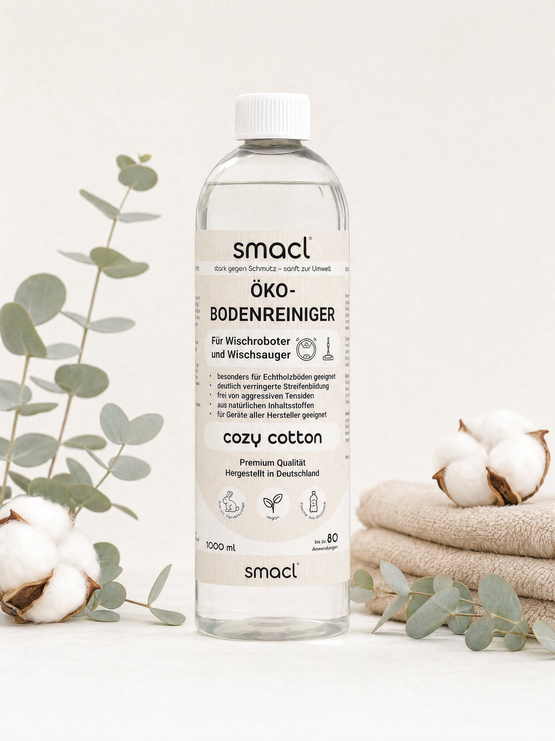 smacl Öko-Bodenreiniger Sanft & einhüllend – 1000 ml