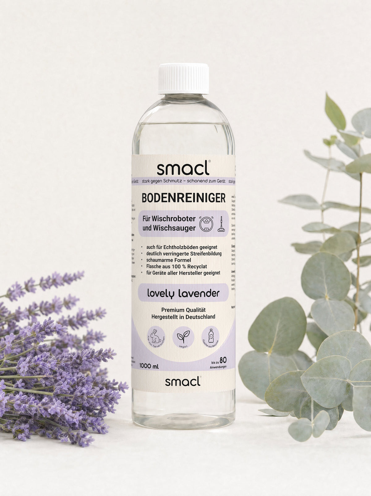 smacl Bodenreiniger lovely lavender, beruhigend und floral, 1000 ml